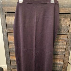 Purple/maroon Sweater Skirt